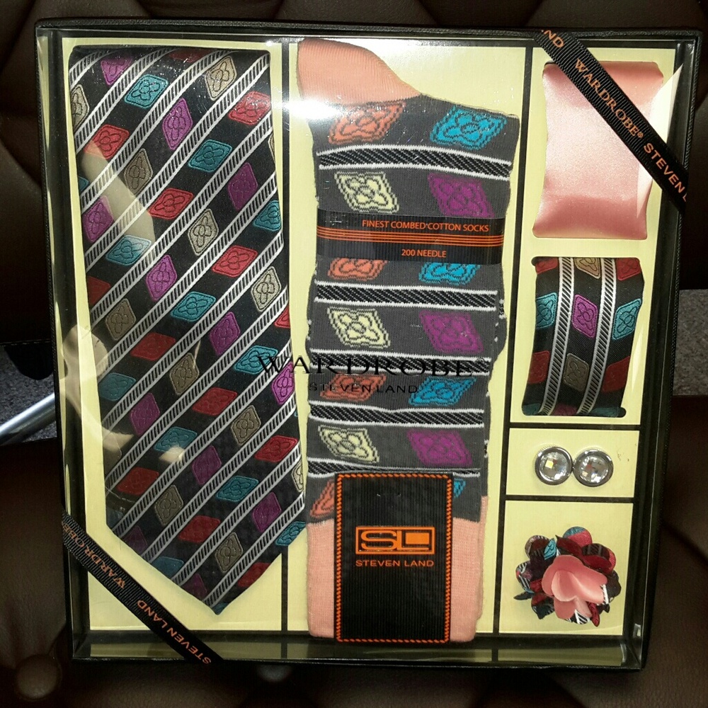 Tie & Suspender Set